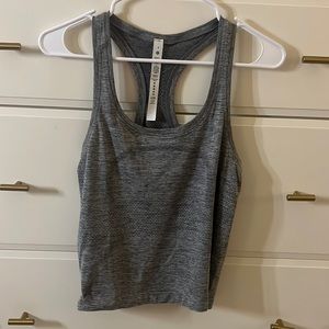 NWOT Grey Lululemon swiftly tech tank race length!